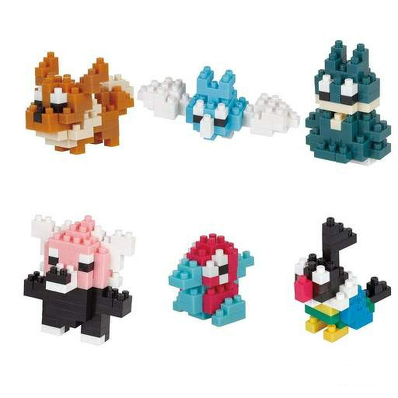 Nanoblock: Mininano Series: Pokemon (Normal Type) Set 1 Box of 6