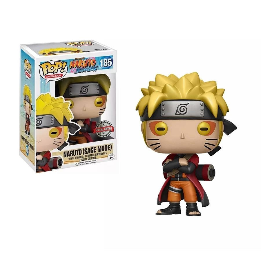 FU12998-IE Funko POP! Naruto Shippuden - Naruto (Sage Mode) Vinyl Figure #185 Special Edition Exclusive [READ DESCRIPTION]