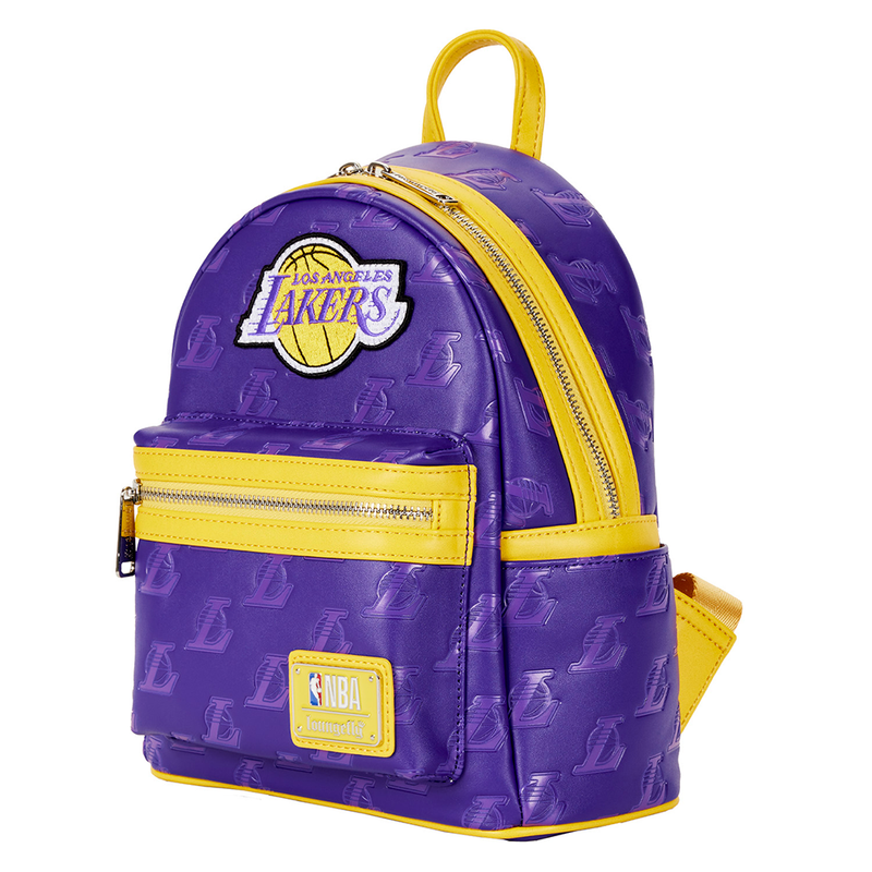 Loungefly: NBA LA Lakers Debossed Logo Mini Backpack