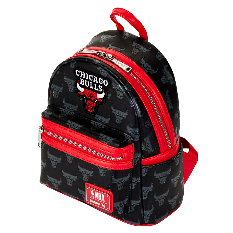 Loungefly: NBA Chicago Bulls Debossed Logo Mini Backpack