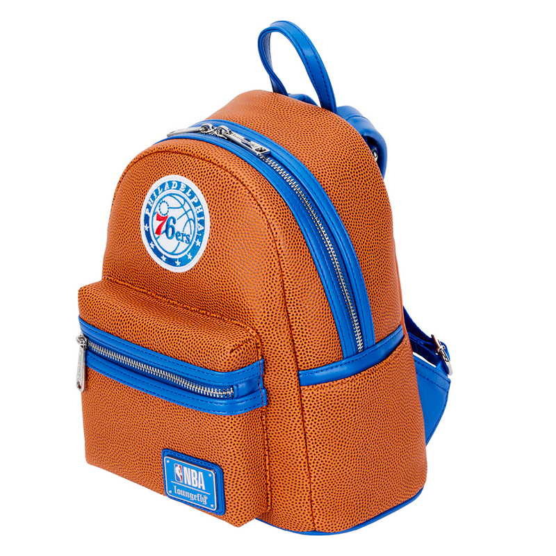 Loungefly: NBA Philly 76ers Basketball Mini Backpack
