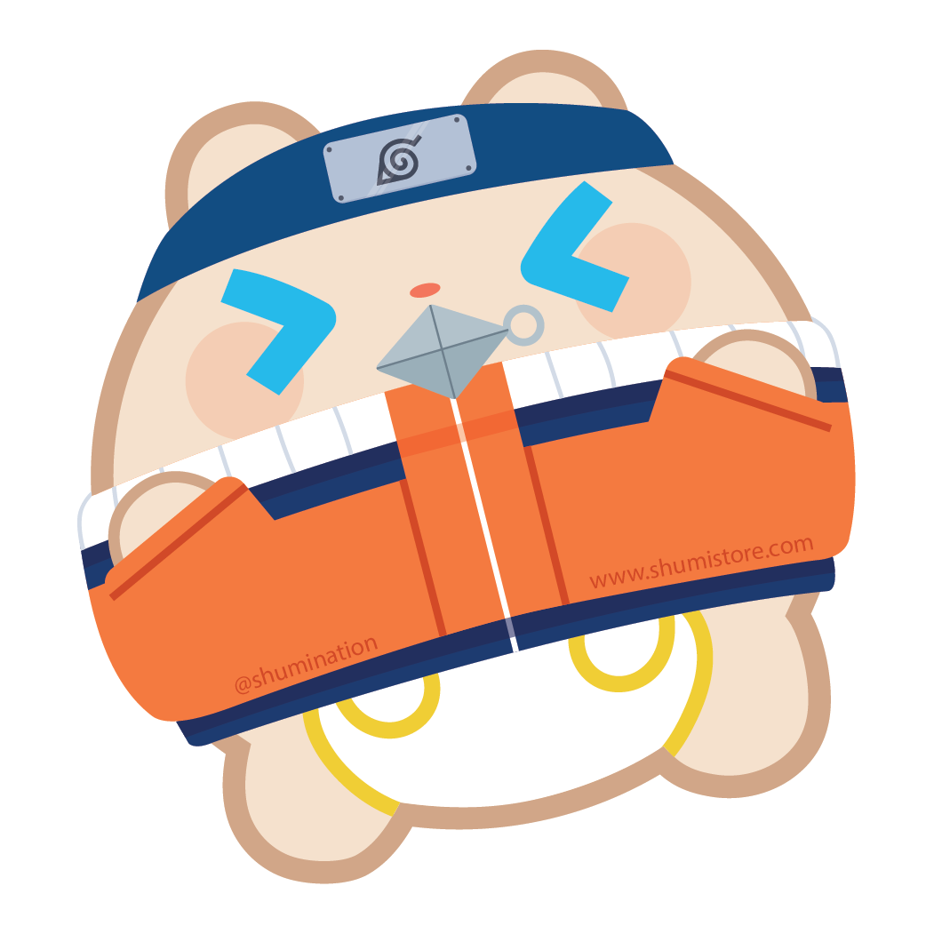 Shumi Mascot: Naruto - Naruto Uzumaki Sticker