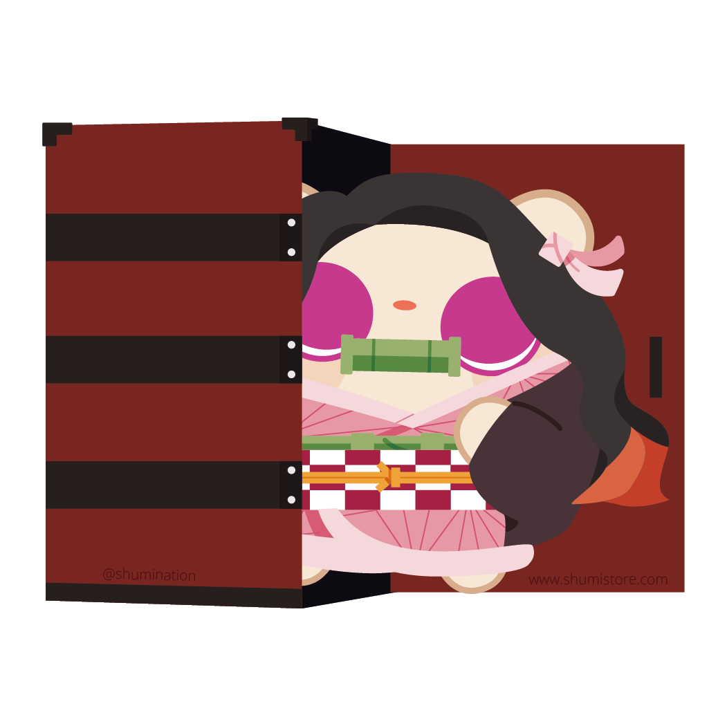 Shumi Mascot: Demon Slayer: Kimetsu no Yaiba - Nezuko Kamado Sticker