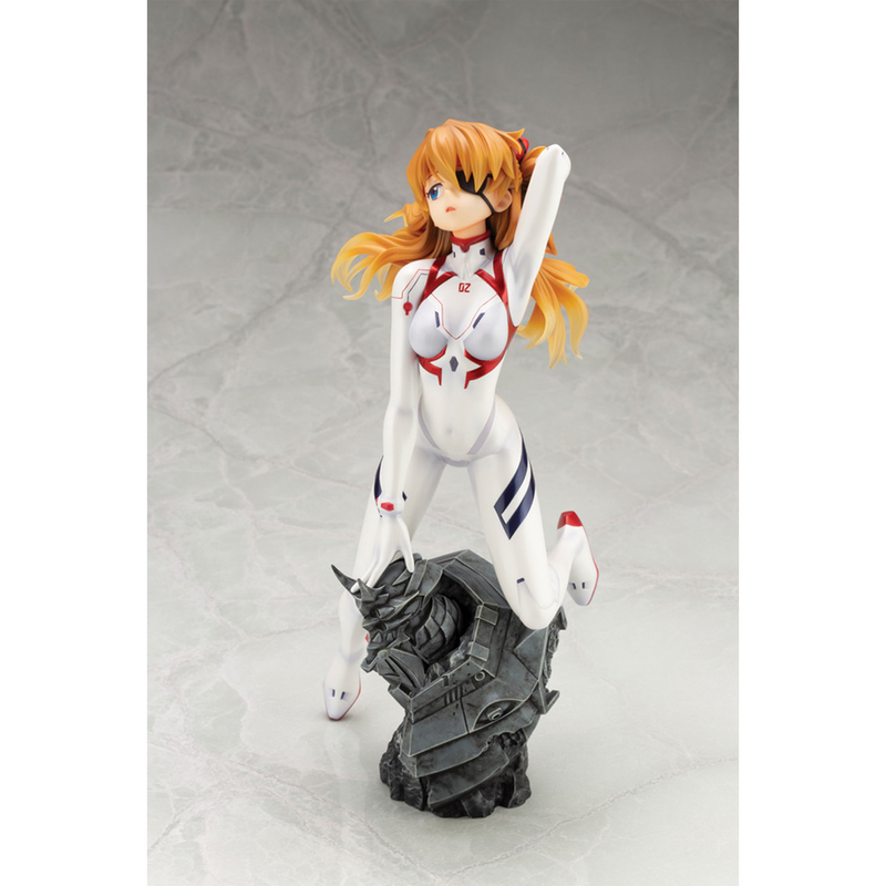 KOTOBUKIYA: Evangelion: 3.0+1.0 Thrice Upon a Time - Asuka Shikinami Langley White Plugsuit Ver. 1/6 Scale Figure