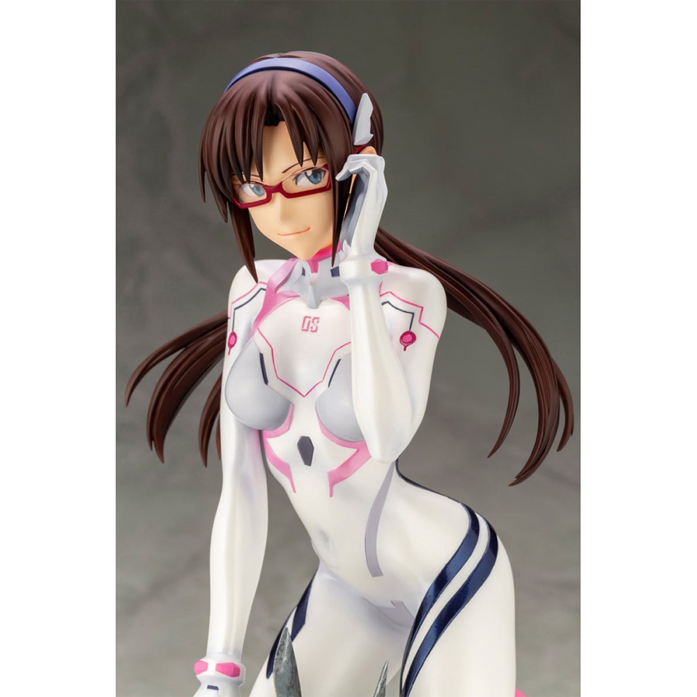 KOTOBUKIYA: Evangelion: 3.0+1.0 Thrice Upon a Time - Mari Makinami Illustrious White Plugsuit Ver. 1/6 Scale Figure