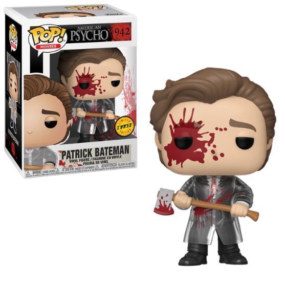 FU46379-CHASE Funko POP! American Psycho - Patrick with Axe Chase Vinyl Figure