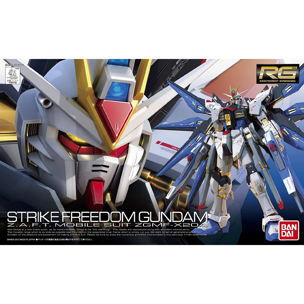 Bandai Hobby: Gundam SEED Destiny - RG 1/144 Strike Freedom Gundam #14 Model Kit