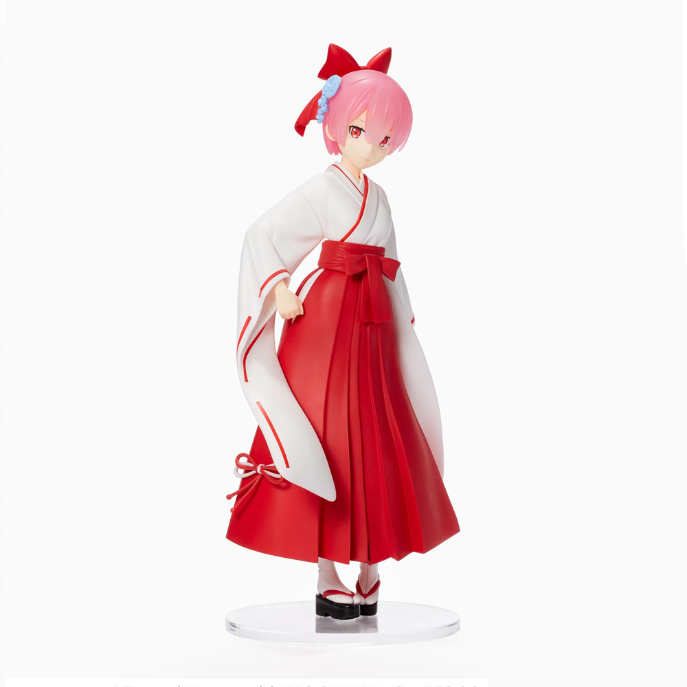 SEGA: Re:Zero Starting Life in Another World - Ram (Shrine Maiden Style) Super Premium Figure