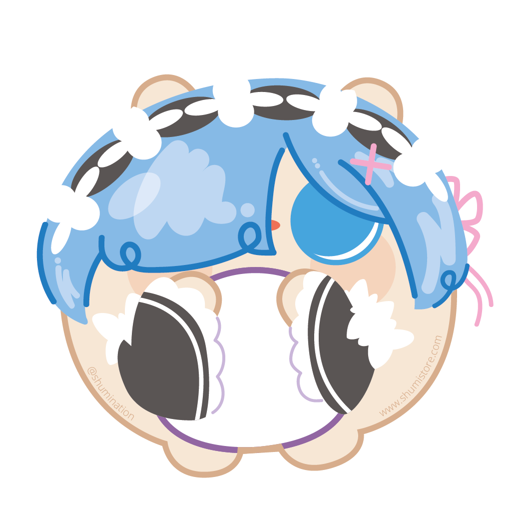 Shumi Mascot: Re:Zero Starting Life in Another World - Rem Sticker