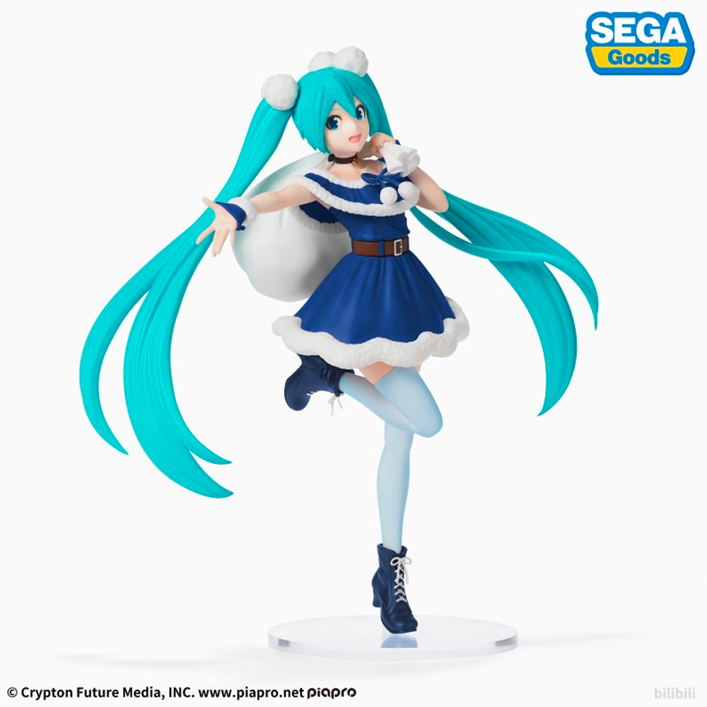 [PRE-ORDER] SEGA: Vocaloid - Blue Miku Hatsune (Christmas 2020) Super Premium Figure