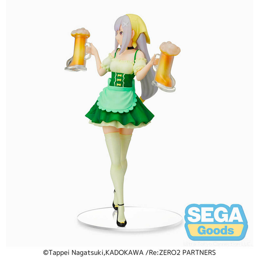 SEGA: Re:Zero - Starting Life in Another World - Emilia (Oktoberfest Ver.) PM Figure