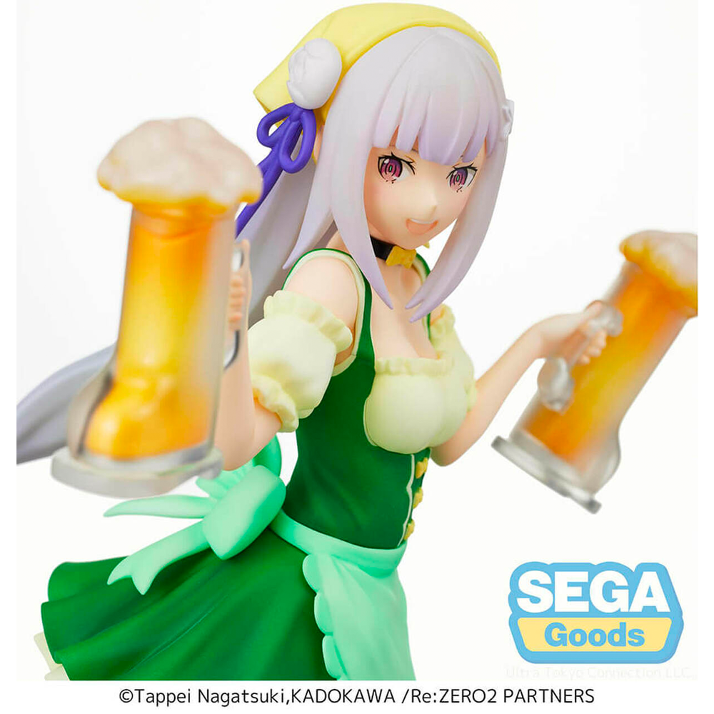 SEGA: Re:Zero - Starting Life in Another World - Emilia (Oktoberfest Ver.) PM Figure