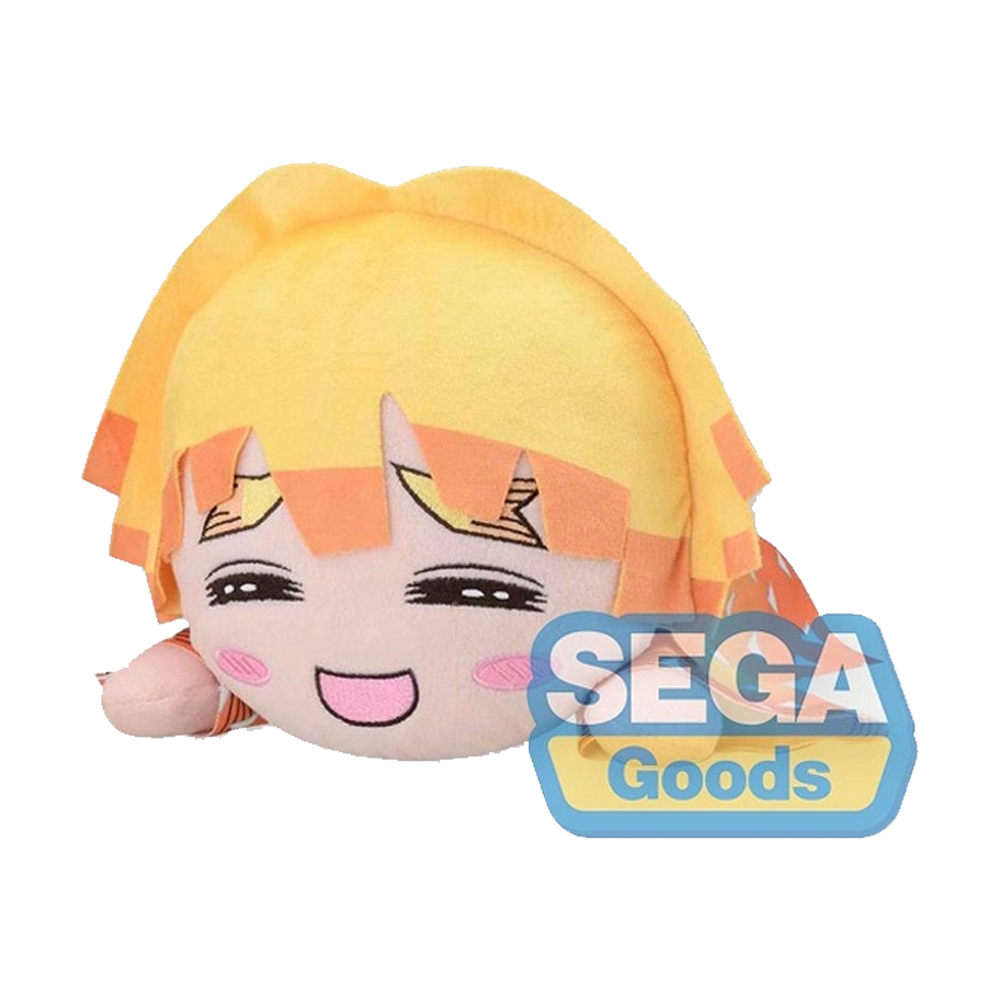 SEGA: Nesoberi Lay-Down Plush: Demon Slayer: Kimetsu no Yaiba - Zenitsu Agatsuma (Smiling) SP Plush