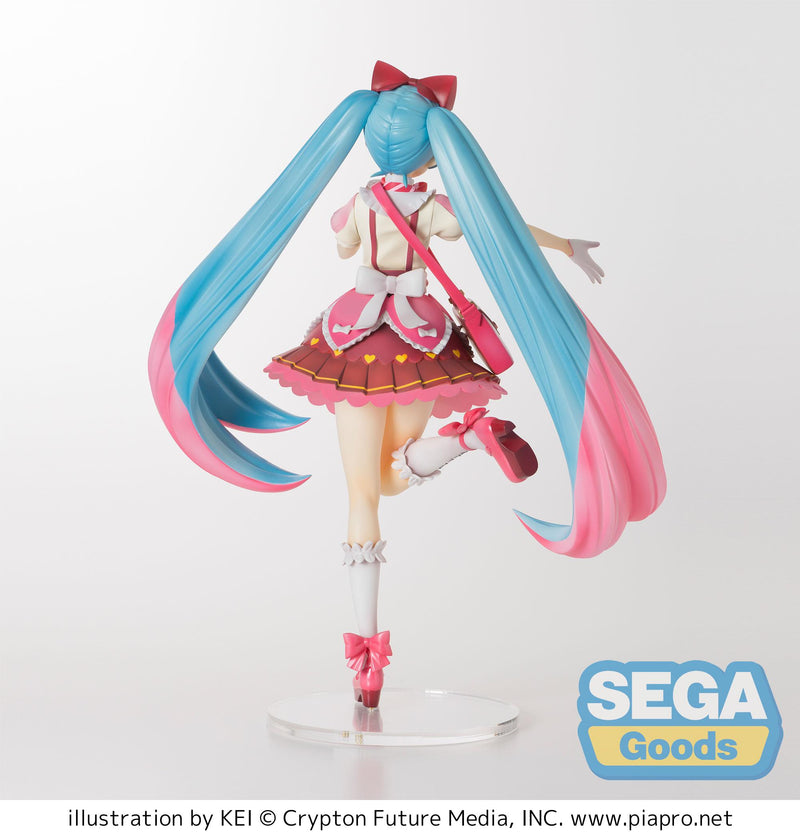 Sega: Vocaloid - Super Premium Miku Hatsune Ribbon x Heart Figure