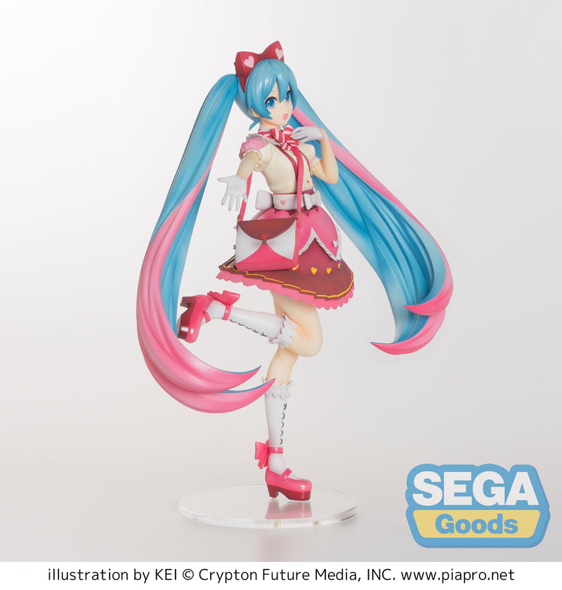 Sega: Vocaloid - Super Premium Miku Hatsune Ribbon x Heart Figure