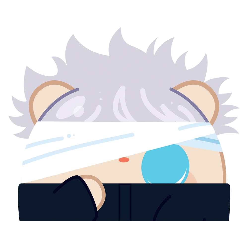 Shumi Mascot: Jujutsu Kaisen - Satoru Gojo Peeker Sticker