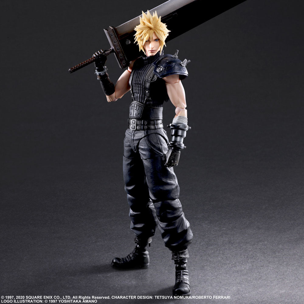 [PRE-ORDER] SQUARE ENIX: FINAL FANTASY® VII REMAKE PLAY ARTS -KAI- ™ - Cloud Strife (Version 2) Action Figure