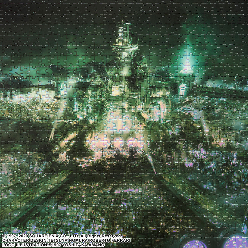 SQUARE ENIX: Final Fantasy 7 Remake - Midgar Key Art 1000 Piece Jigsaw Puzzle