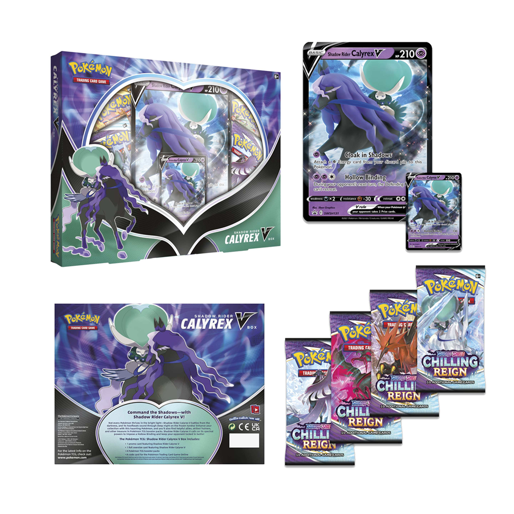 Pokemon Trading Card Game: Calyrex V Box (Random Draw) Pokemon Trading Card Game: Calyrex V Box (Random Draw)