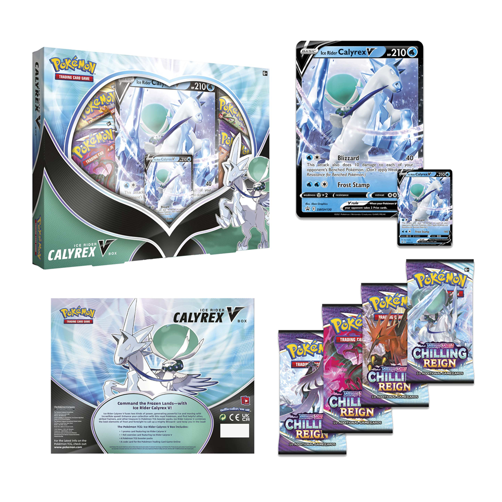 Pokemon Trading Card Game: Calyrex V Box (Random Draw) Pokemon Trading Card Game: Calyrex V Box (Random Draw)