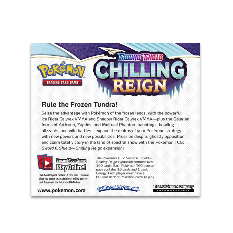 Pokemon Trading Card Game: Sword & Shield - Chilling Reign Booster Box