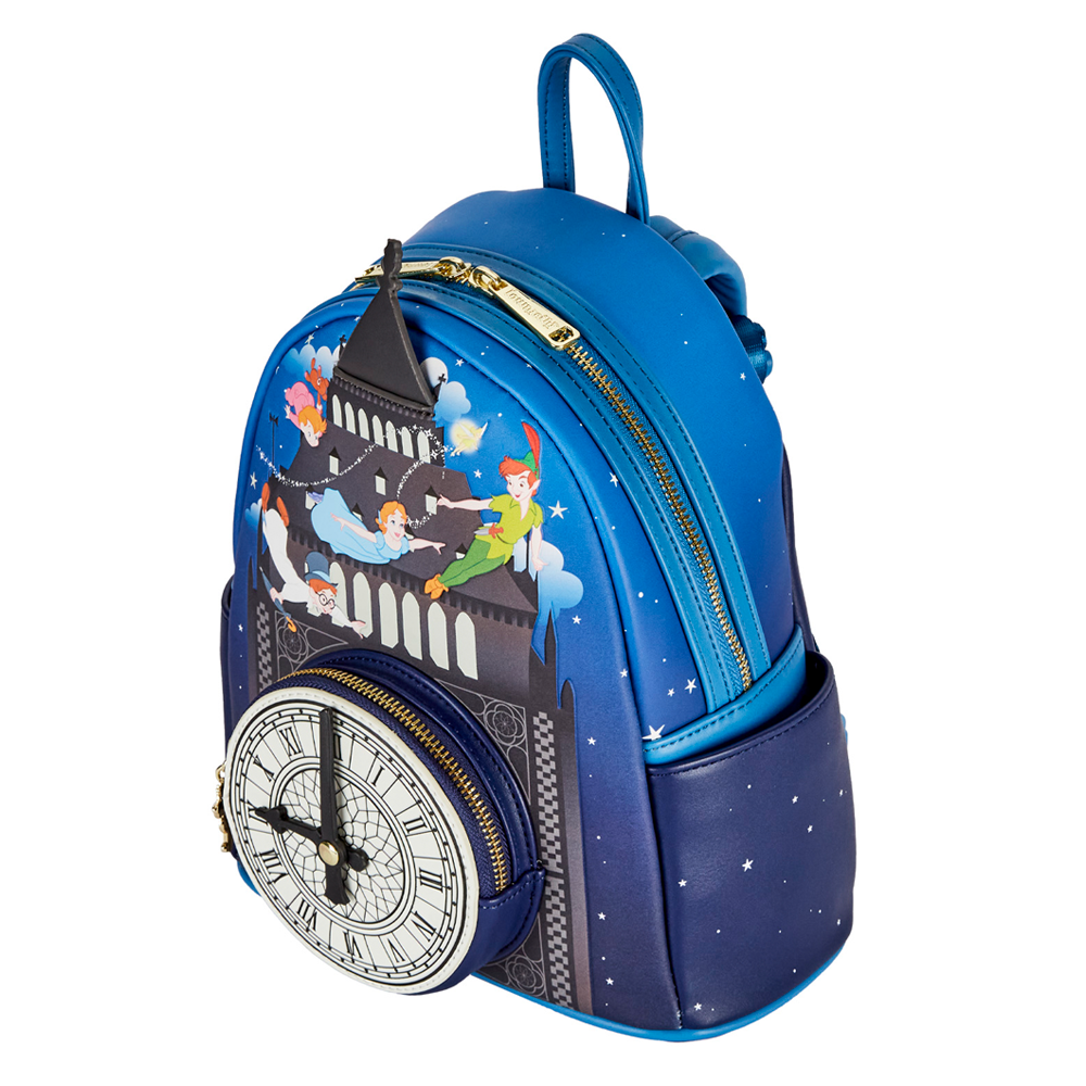 Loungefly: Disney Peter Pan Glow Clock Mini Backpack