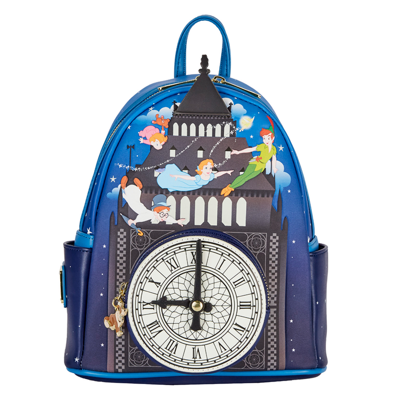 Loungefly: Disney Peter Pan Glow Clock Mini Backpack