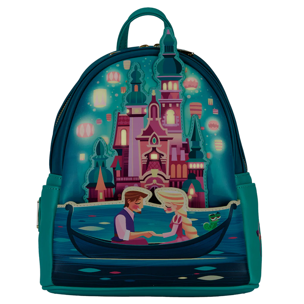 Loungefly: Disney - Tangled Rapunzel Castle Glow in the Dark Mini Backpack