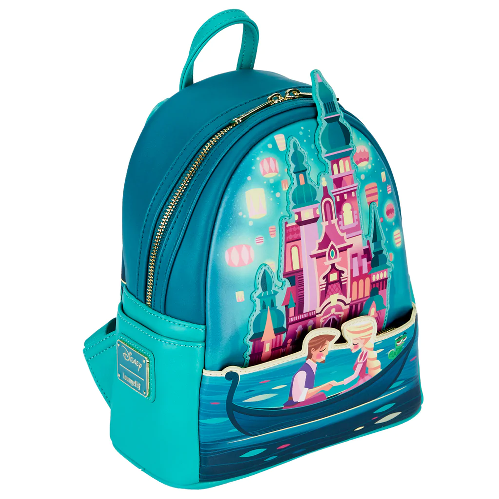 Loungefly: Disney - Tangled Rapunzel Castle Glow in the Dark Mini Backpack