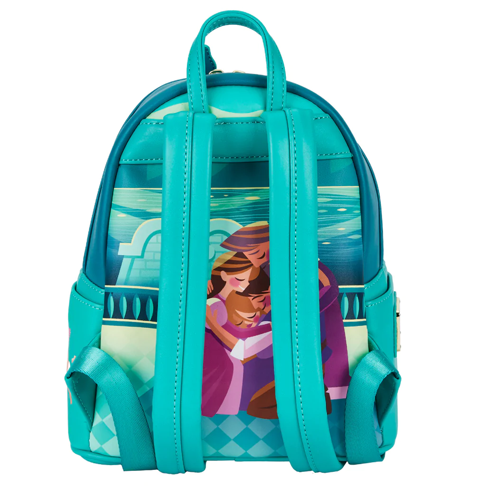 Loungefly: Disney - Tangled Rapunzel Castle Glow in the Dark Mini Backpack