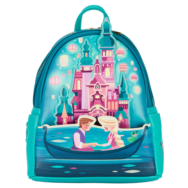 Loungefly: Disney - Tangled Rapunzel Castle Glow in the Dark Mini Backpack