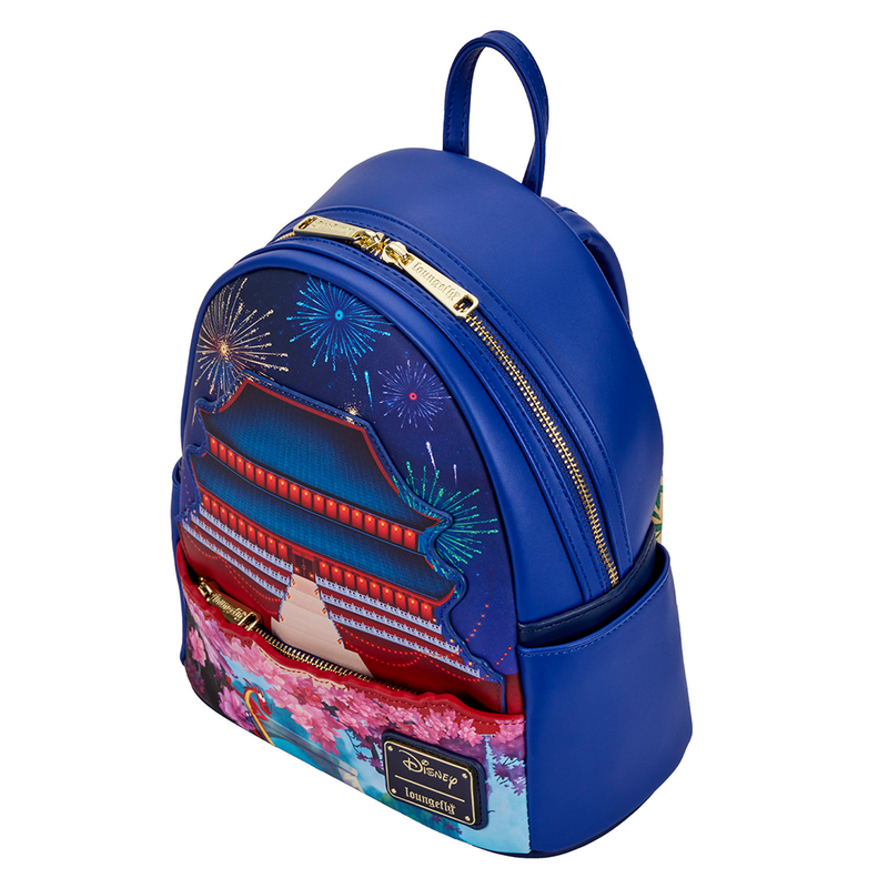 Loungefly: Disney Mulan Castle Light Up Mini Backpack