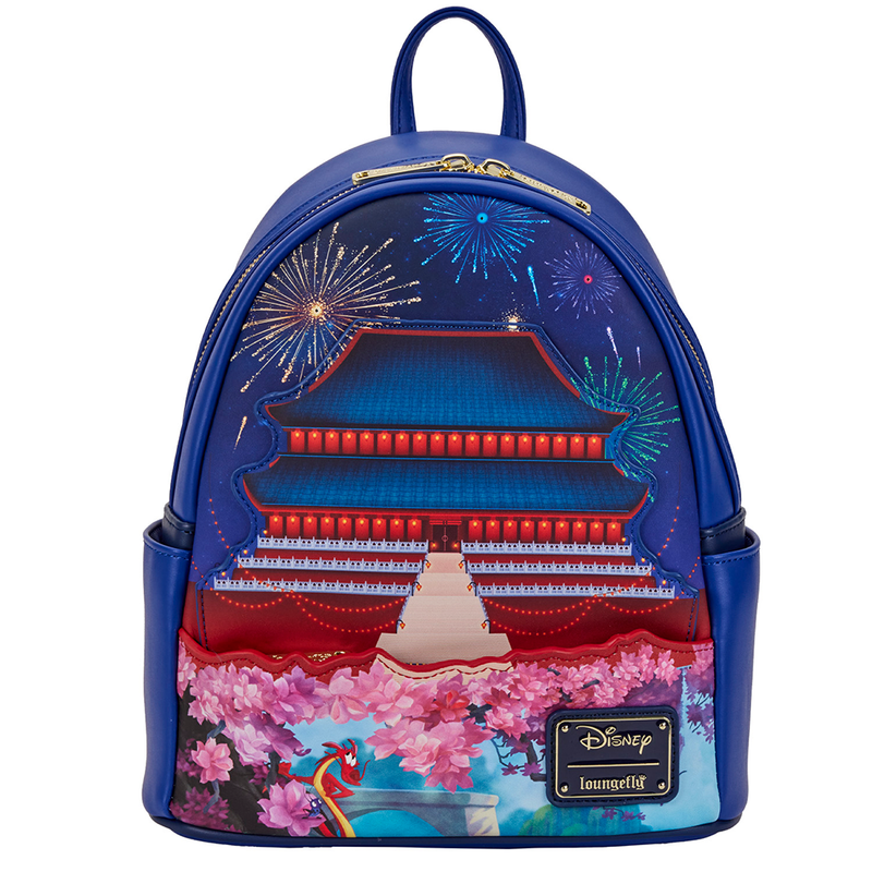 Loungefly: Disney Mulan Castle Light Up Mini Backpack