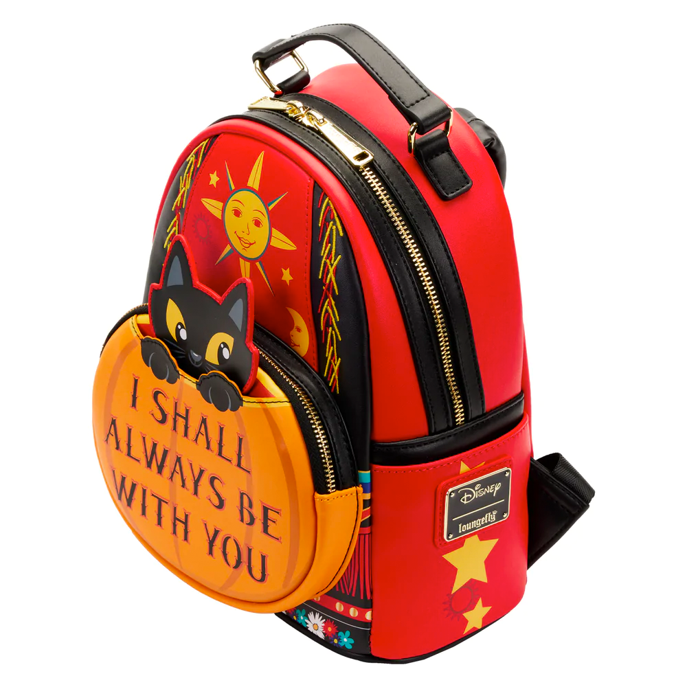 disney hocus pocus binx plush cosplay mini backpack Exclusive Costume Light Up Glow | Officially Licensed | Plastic/Vegan Leather LED light Loungefly: Disney - Hocus Pocus