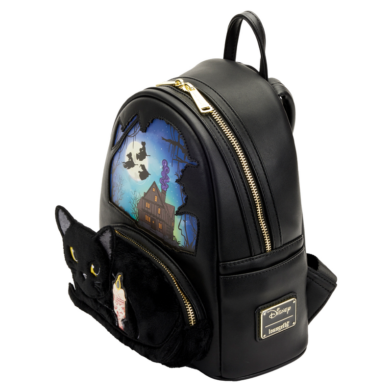 Loungefly: Disney - Hocus Pocus Binx Pocket Mini Backpack