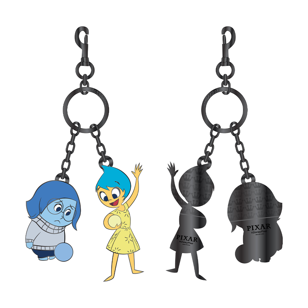 Loungefly: Pixar Inside Out - Joy And Sadness Enamel Keychain