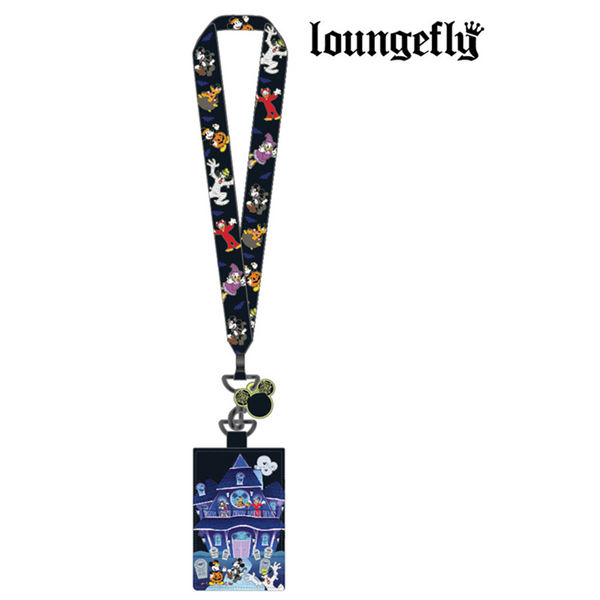 Loungefly: Disney - Mickey & Friends Halloween Lanyard with Cardholder