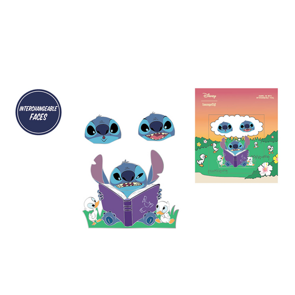 Loungefly: Lilo and Stitch - Stitch Mixed Emotions Pin Set of 4