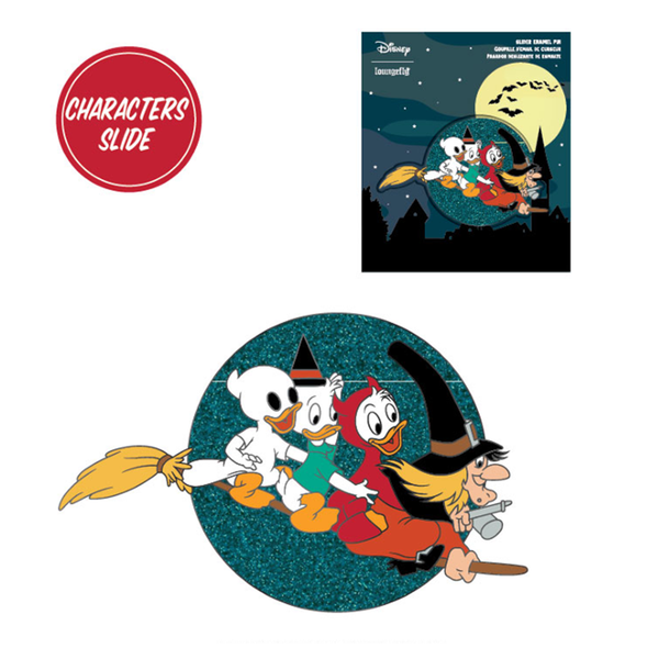 Loungefly: Disney - Huey Dewey And Louie Halloween 3 Inch Collector Box Pin
