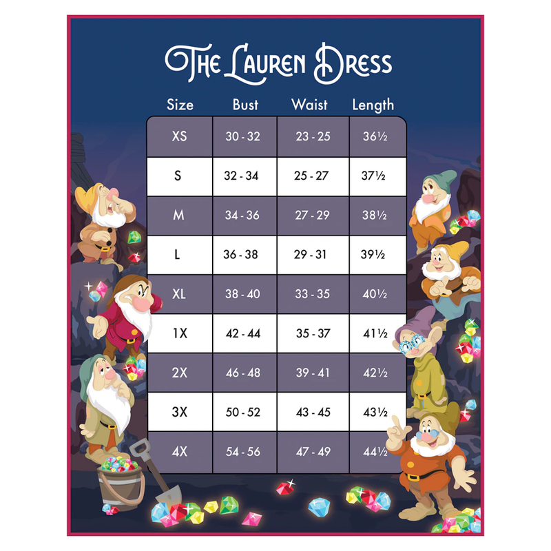 Stitch Shoppe by Loungefly: Disney Snow White - Mining Dwarfs "Lauren" Dress