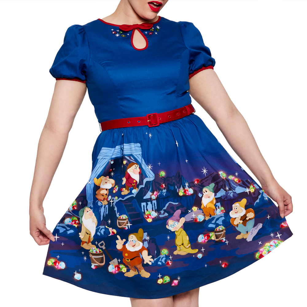 Disney store Seven Dwarfs Gem Stitch Shoppe by Loungefly Exclusive