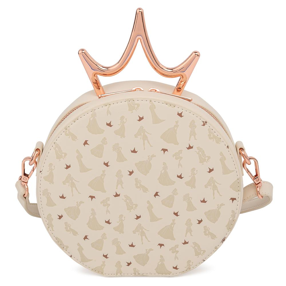 Loungefly: Disney Ultimate Princess Metal Crown Crossbody Bag