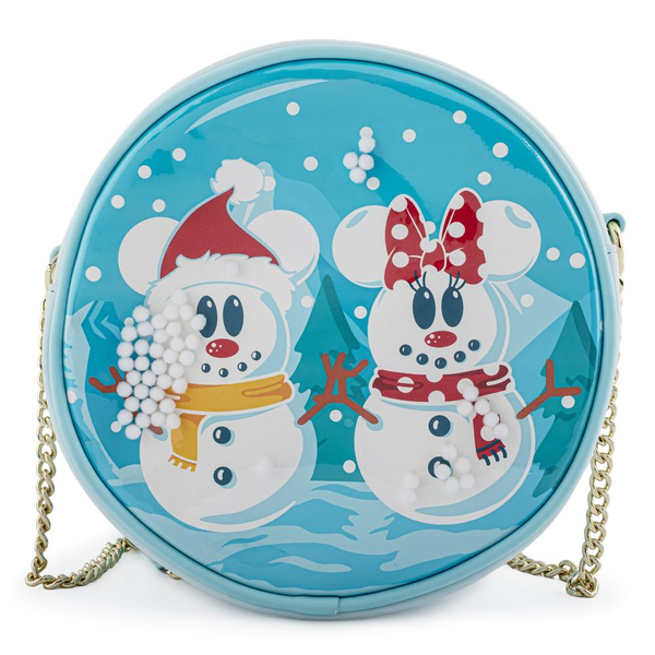 Loungefly: Disney - Mickey and Minnie Mouse Snow Globe Crossbody Bag
