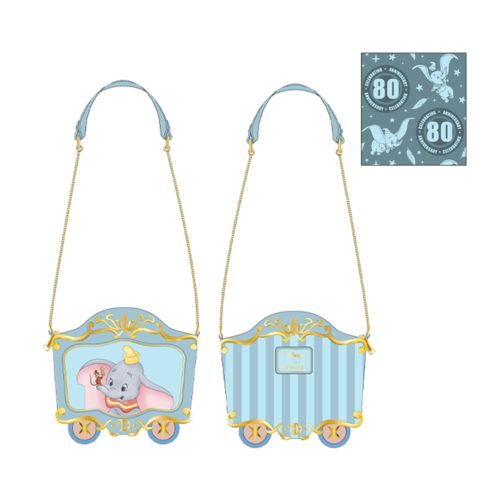 Loungefly: Disney Dumbo 80th Anniversary Train Car Crossbody Bag