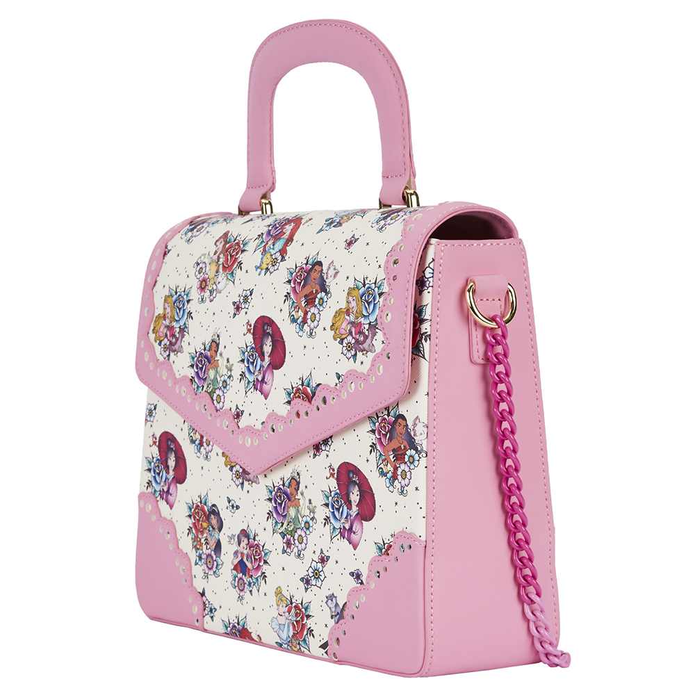 Loungefly: Disney Princess Tattoo Aop Cross Body Bag