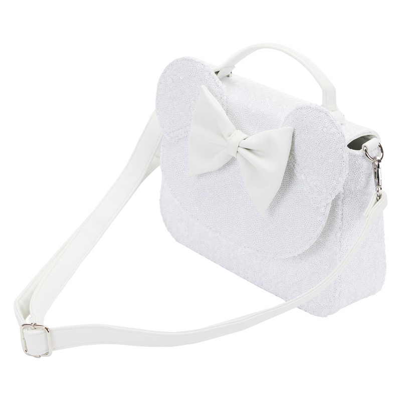 Loungefly: Disney - Minnie Sequin Wedding Cross Body Bag