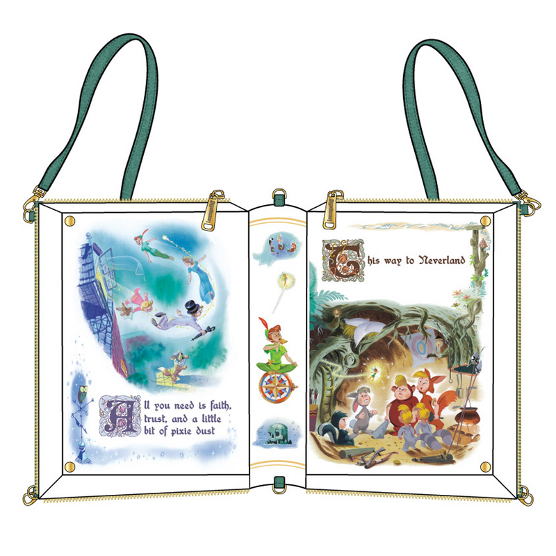 Loungefly: Disney - Peter Pan Book Series Convertible Backpack