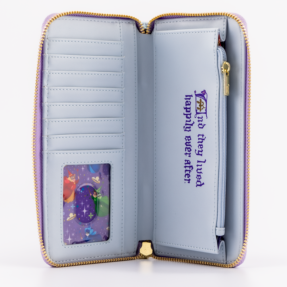 Loungefly: Disney - Princess Castle Series Sleeping Beauty Zip Around Wallet