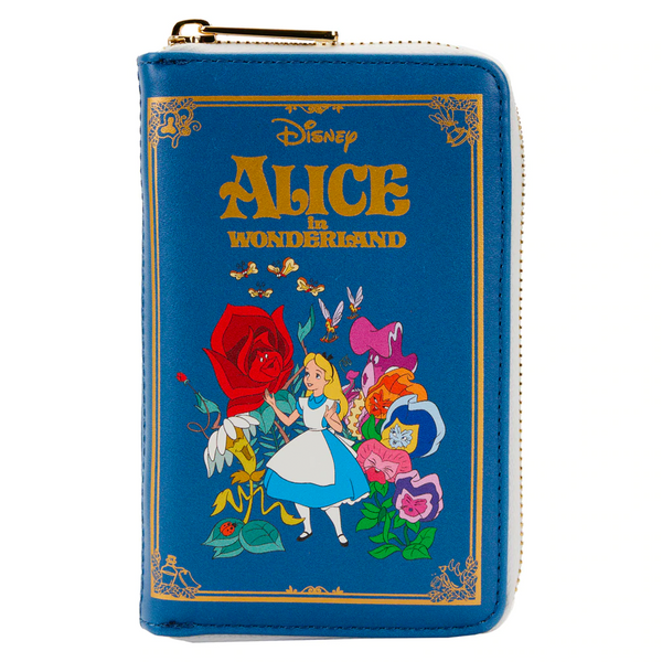 Loungefly: Disney - Alice in Wonderland Classic Book Zip Around Wallet