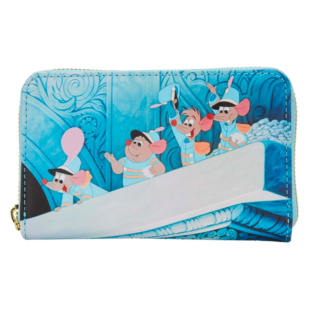 Loungefly: Disney - Cinderella Princess Scene Zip Around Wallet